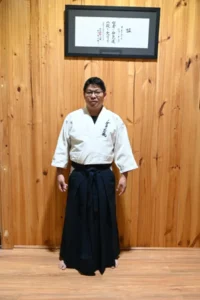 Portrait of Dr. Greg, children's Aikido instructor at Aikido Shudokan