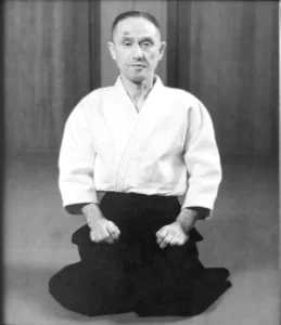 Portrait of Shioda Gozo Kancho, founder of Yoshinkan Aikido