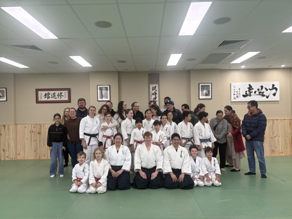 Children and spectators at the junior grading on 20th june 2026