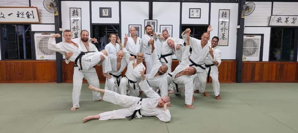 Students at the 2024 Uchideshi Gassuku training camp in Malaysia